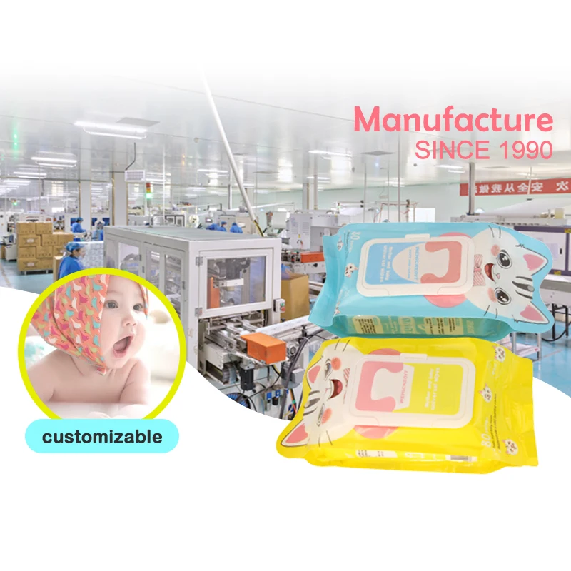 Factory price wholesale natural organic biodegradable baby wet wipe Wholesale disposable baby wipes