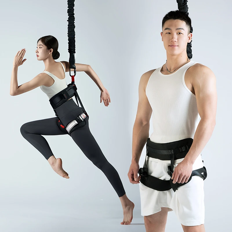 2024 SANMO CE HOT SALE jumping safety indoor bungee cord fitness kit suspension yoga bungee Cords Set for 50 60 70 80 90 100KG