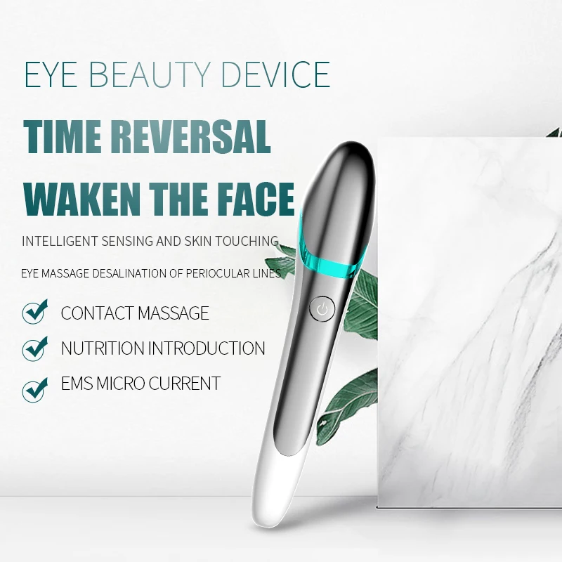 2021 Popular Japan Korea beauty tool shenzhen mini EMS under eye fatigue relief face massager device for eyes