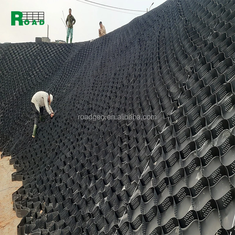 Chinese Factory Hdpe Geocell Gravel Honeycomb Driveway Gravel Stabilizer Grid