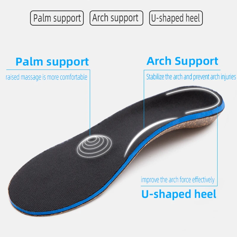 Princepard Arch Support Adult Feet Insoles Orthopedic Plantar Fasciitis Insole Accessories Shoe For Adult