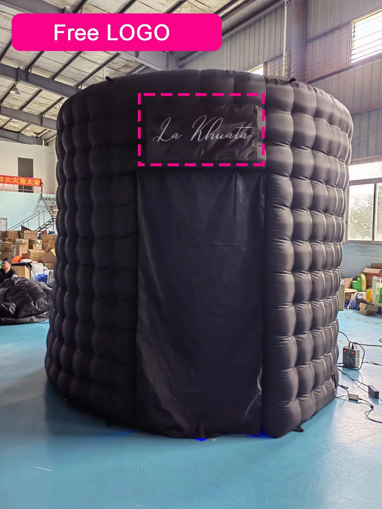 Fast Delivery Portable Customized Air 360 Photo Booth Enclosure Inflatable Cube Backdrop Tent For Party Wedding Event Decoration