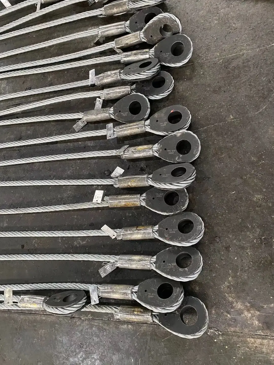 galvanized steel wire rope with eye terminal