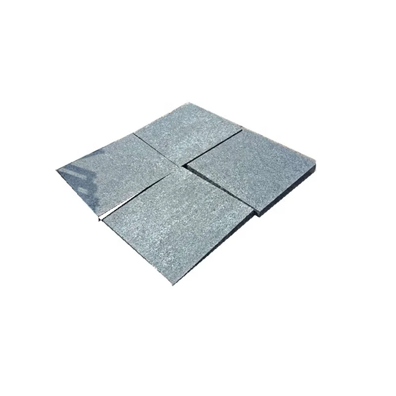 Серый гранит серая кунжут, уличная гранитная плитка для внутреннего дворика, сетчатая тротуарная плитка, синие гранитные цвета