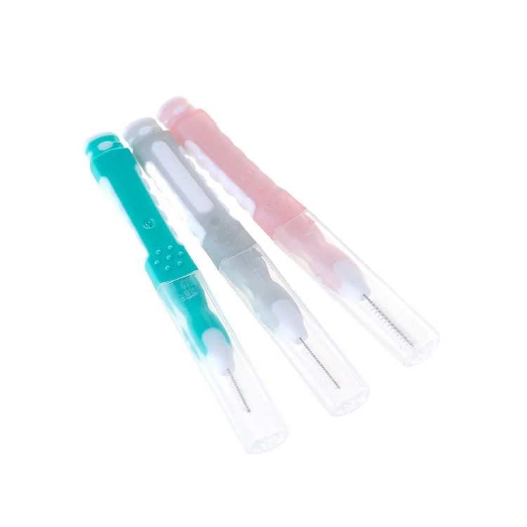 The best-selling silicone interdental brush toothbrush FOB reference mini toothbrush oralcare tepe interdental brushes