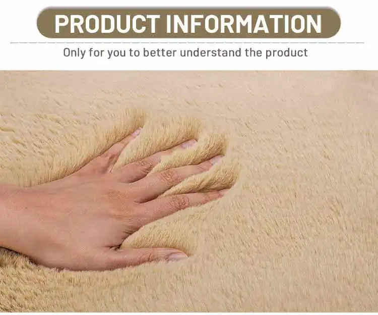 TaiFo Factory Supply Sofa Floor Rugs Living Room Large Area Rugs Faux Sheepskin Fur Area Rugs and Carpet