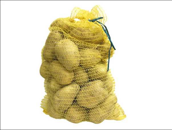 20kg 25kg 30kg Onion Potato Packing Large Mesh Bag with Drawstring