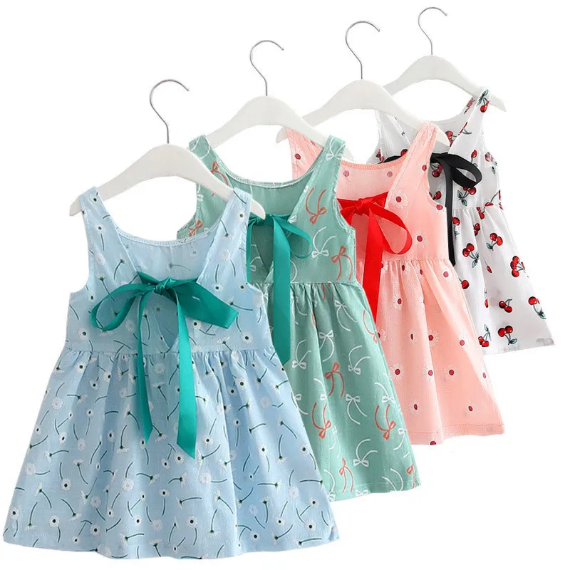 Newest korean girls dress little girls dress kids wear girls dresses