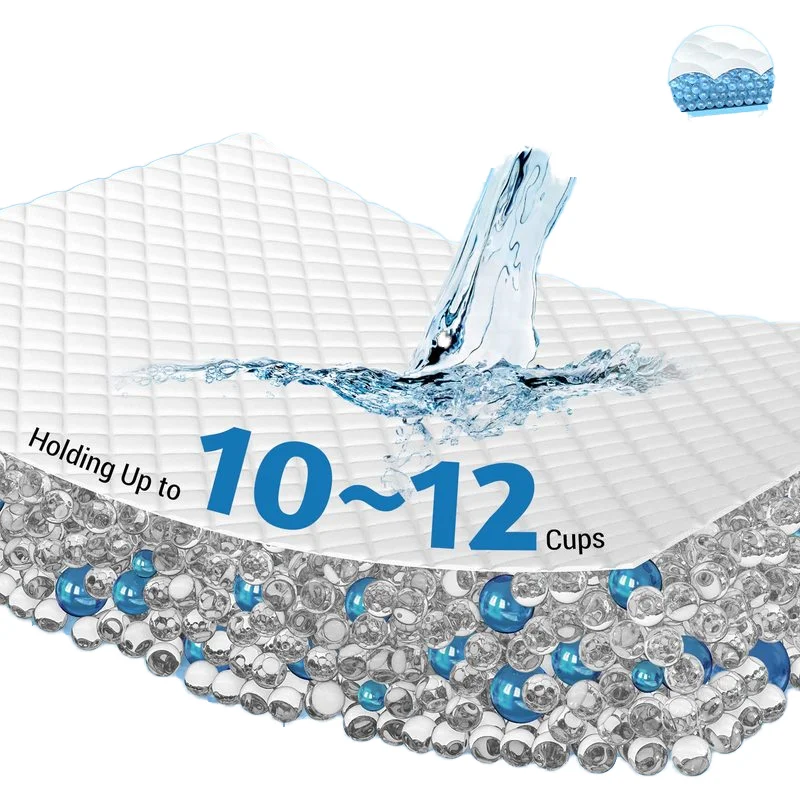 Dog diapers 100 pieces per pack 45*35 size thickened 6 layers per pack weight 1.4 kg polymer / dog cat