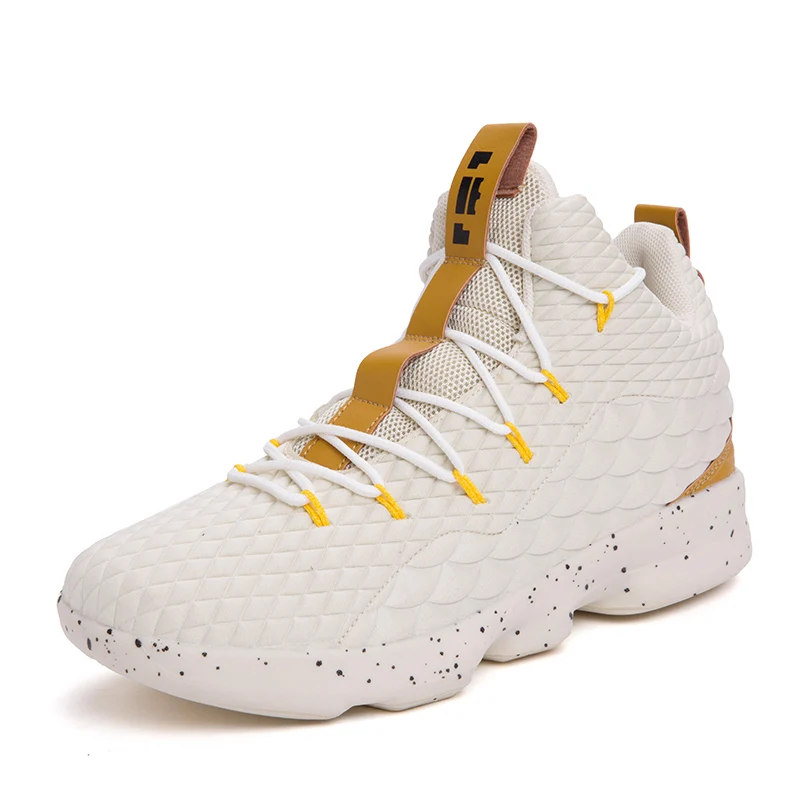 
New fashion cheap brand middle cut black basketball shoes 