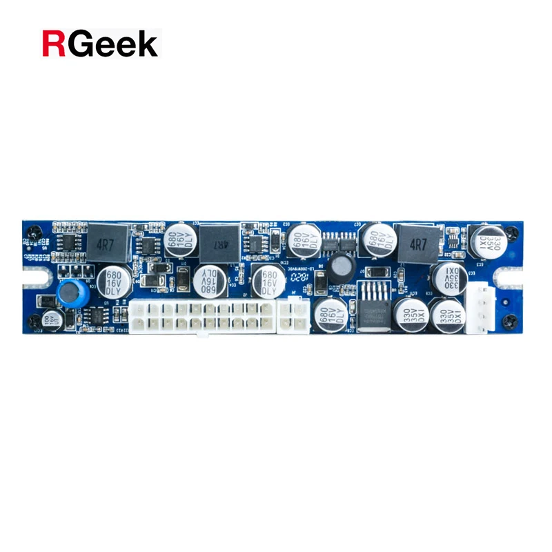  RGeek DC 19V 200W 24Pin ATX Peak Pico PSU блок питания для
