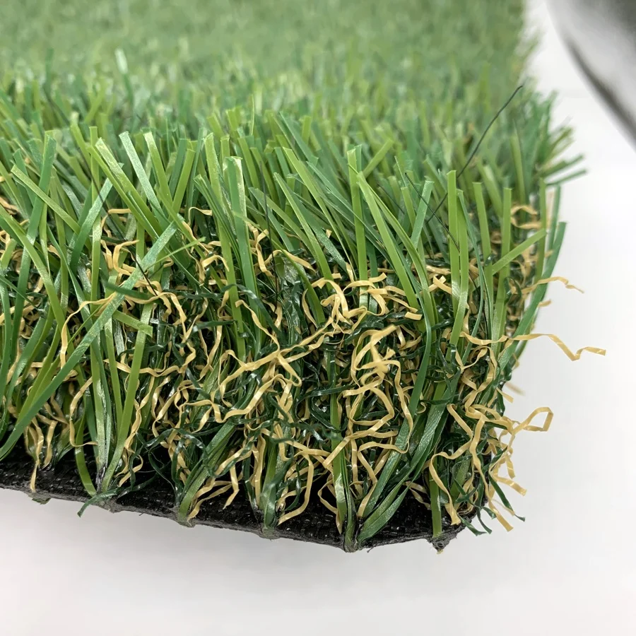 30-50 mm pile height c type yarn artificial grass Synthetic turf pu backing High quality garden grass