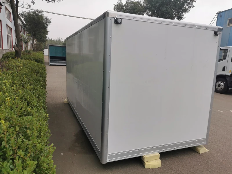 Customized FRP CKD dry cargo truck body cargo truck box honey comb plate