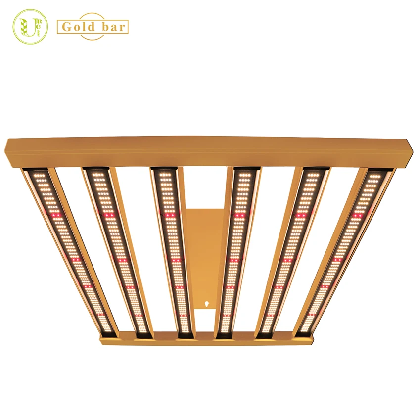 
led grow light intertek lighting inventronics High PPE 2.86UMOL/J 320W 6Bars Detachable Led Grow Light For Hobby Grower 