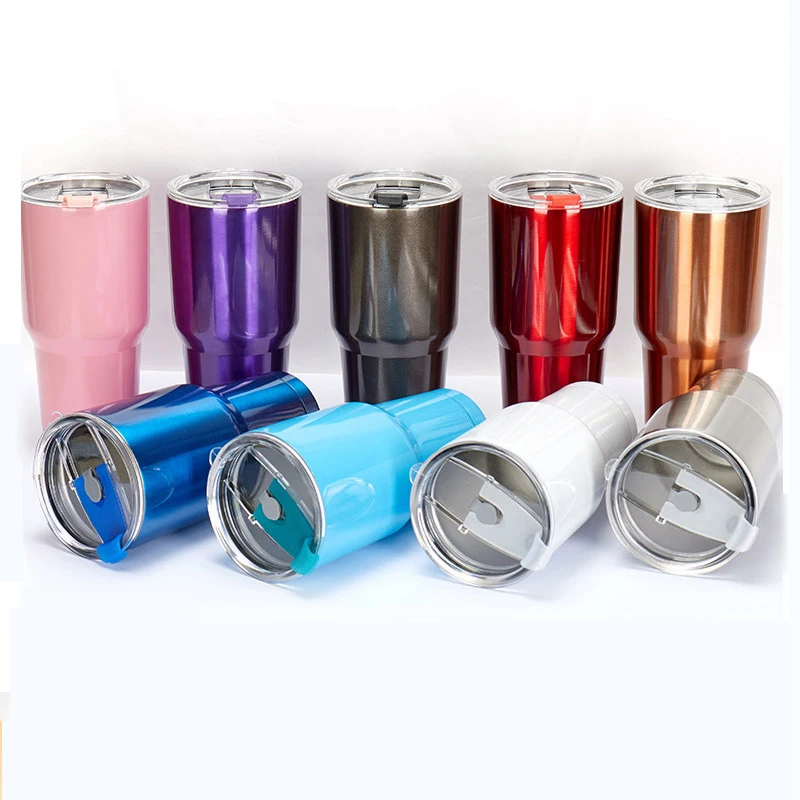 Double Wall Stainless Steel Water 40oz 20 oz 30oz 30 oz 20oz Car Travel Coffee Mugs Mug Tumbler Cup Thermos For Car