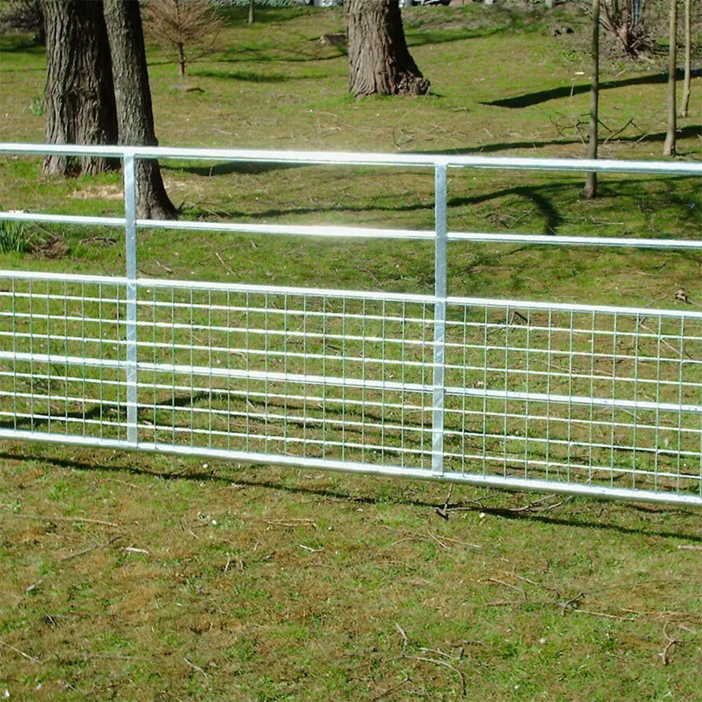 Hot dip galvanized steel horse panel gate equine gate house yard gate