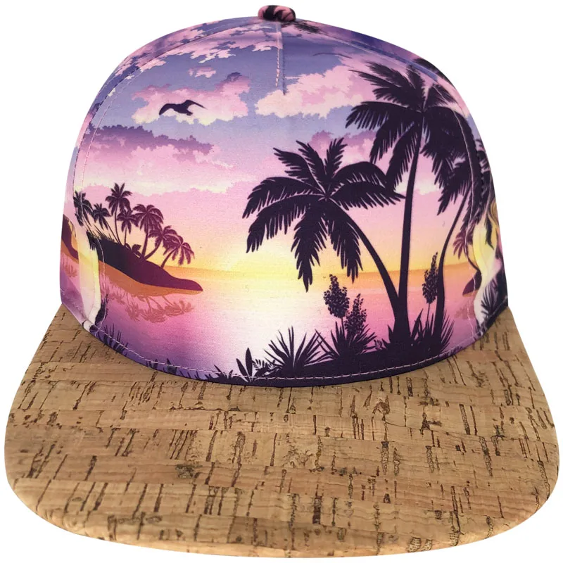 Высококачественная пробковая Кепка в стиле хип-хоп на заказ бейсболка