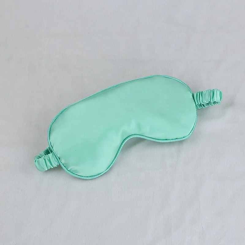 
Customized Hot Sale Plain Satin Silk Two Side Beauty Sleeping Eyemask With Printing Logo For Spa 
