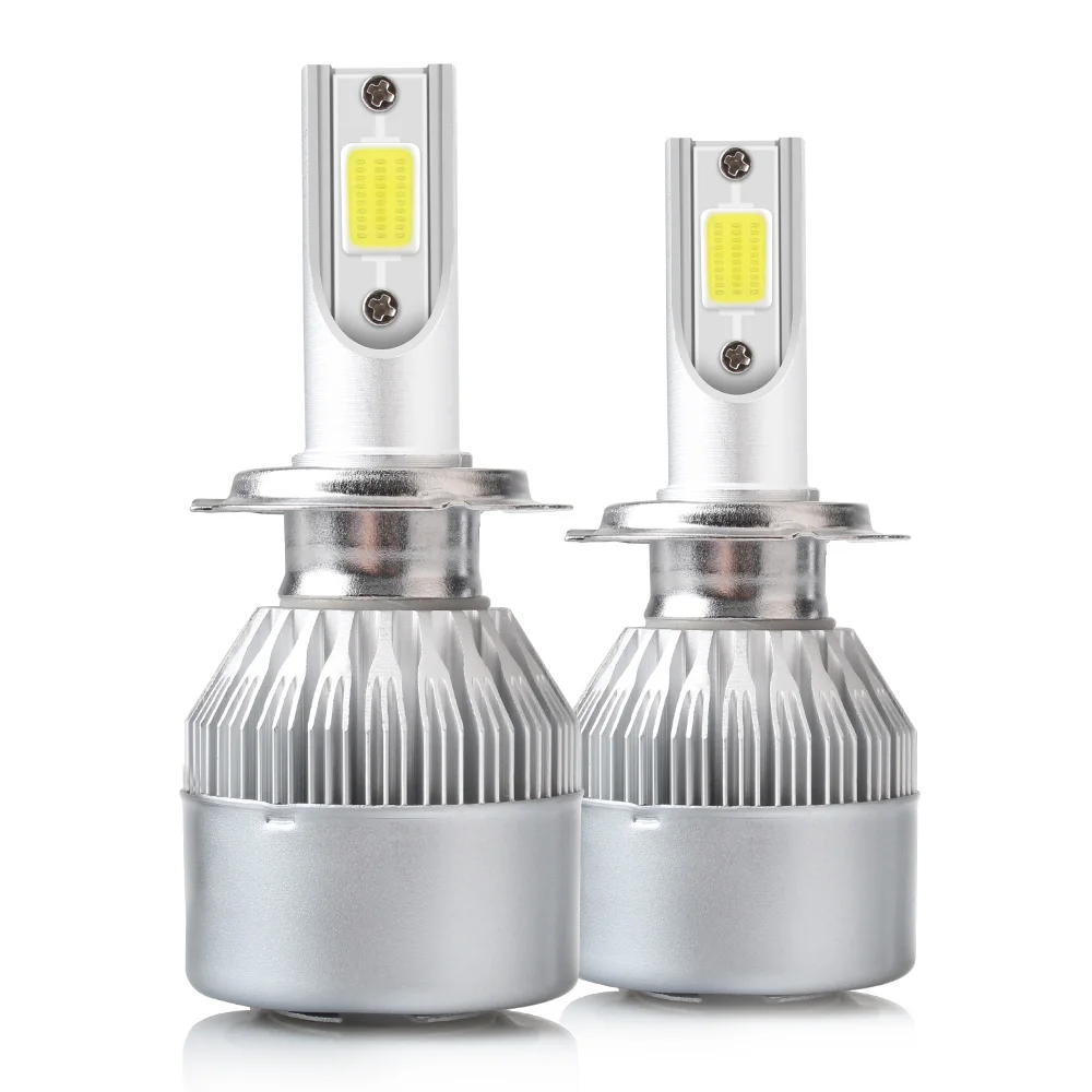 New C6 Arrivals Car Lights Bulbs Led H4 H7 H11 Led H1 H3 H8 H9 H27/880 Hb3/9005 Hb4/9006 H27/881 Auto Headlights 12v Led Light
