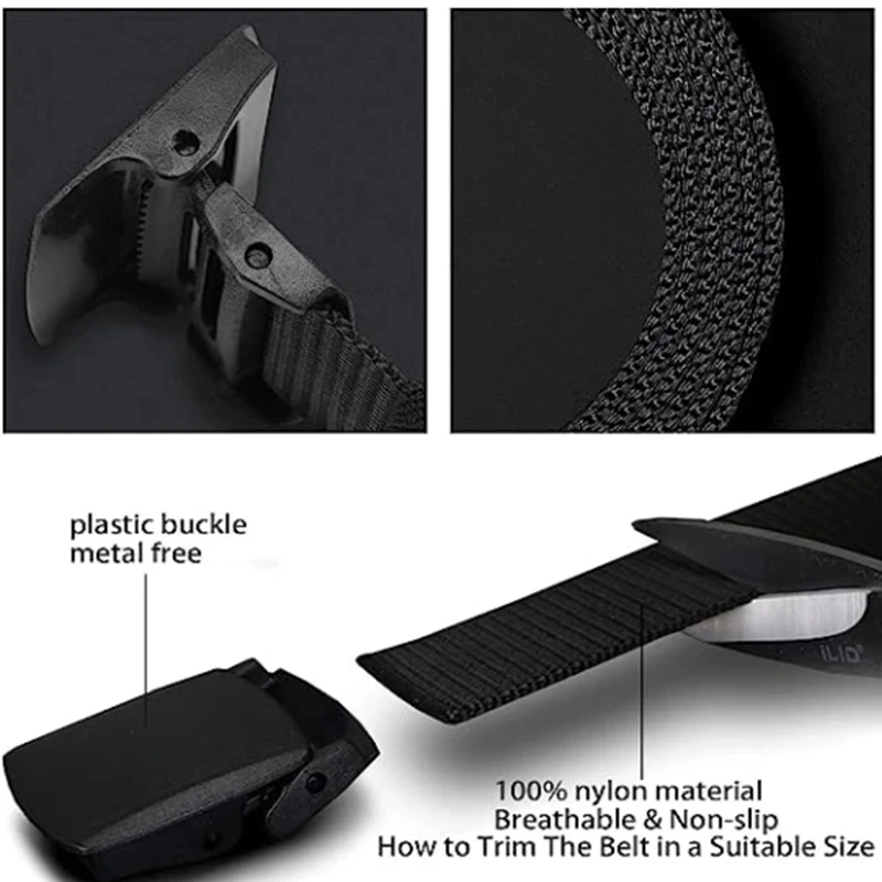 Automatic Buckle Nylon Belt Male Tactical Belt Mens Waist Canvas Belts Cummerbunds High Quality Strap