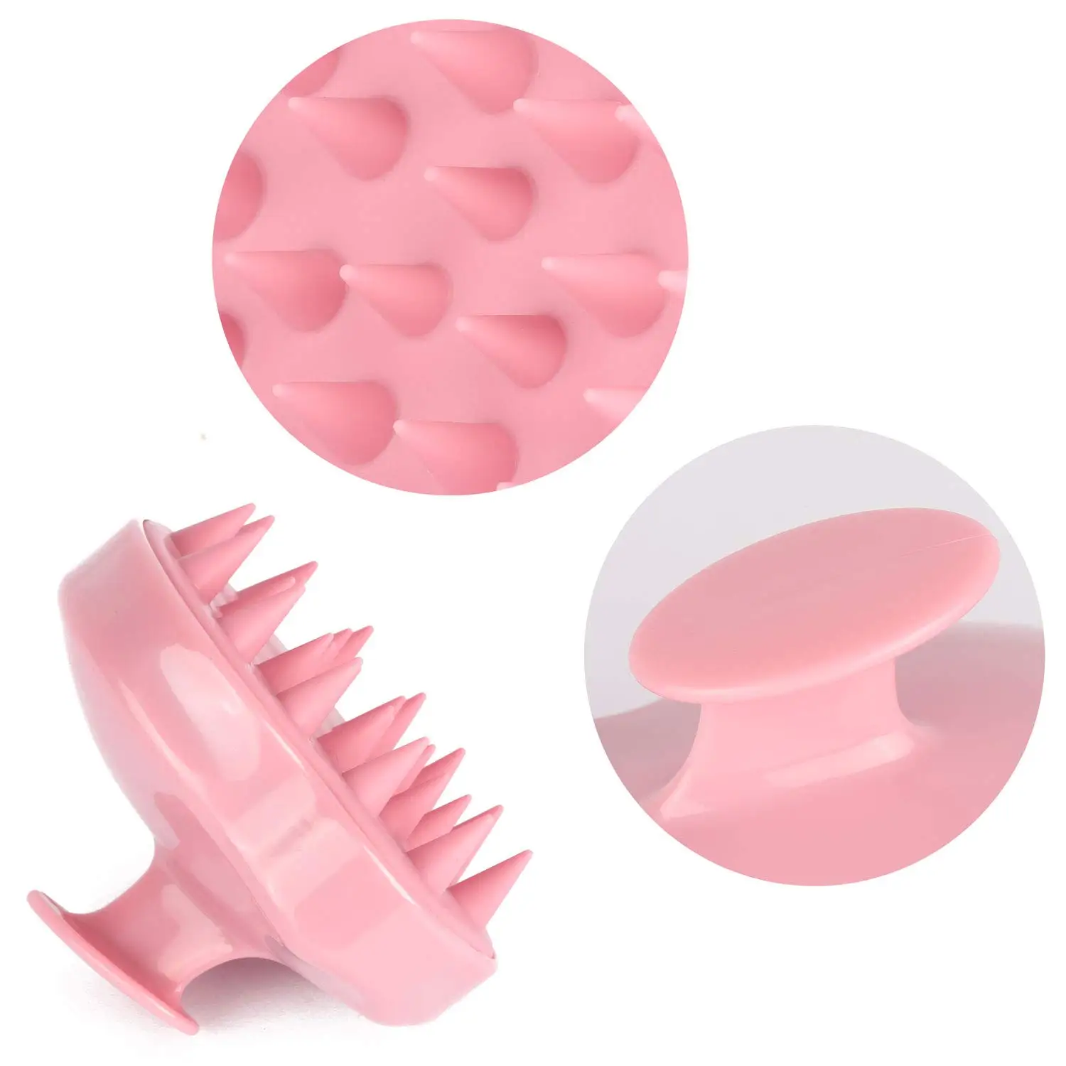 Hair Scalp Massager Shampoo Brush with Soft Silicone Bristle, Scalp Scrubber Exfoliating for Women, Men Hair Growth and Stress