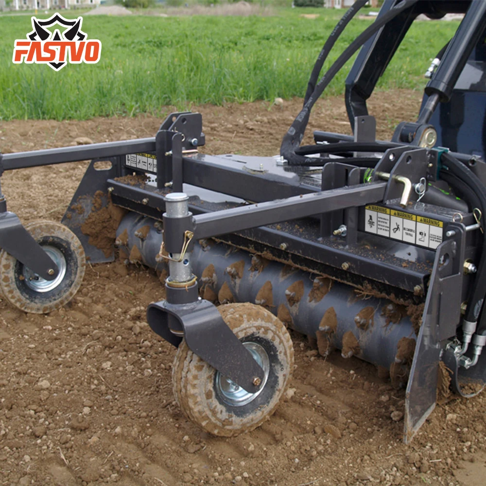 Skid Steer Loader Backhoe Loader Harley Rake Fit for Bobcat Cat JohnDeere CASE Gehl JCB