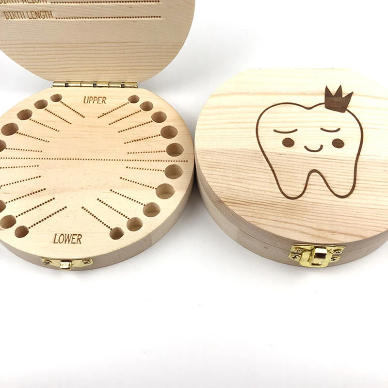 2022 Hot Sale Saver Box for Lost Teeth Children Baby Tooth Fairy Keepsake Box