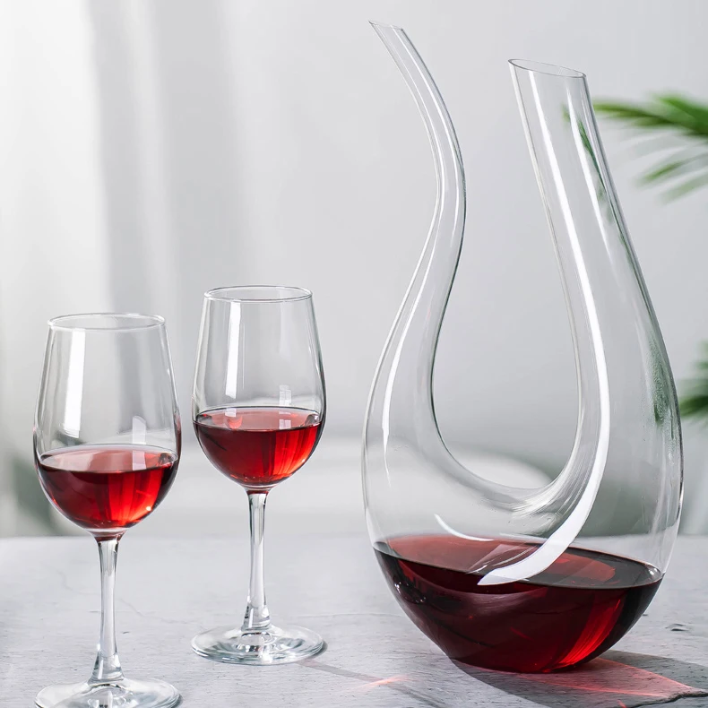  Amazon top seller Lead-Free Crystal Glass Wine Decanter for