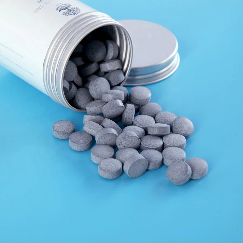 Travel Toothpaste Tablets Natural Watermelon Flavor Fluoride Free Plastic-Free