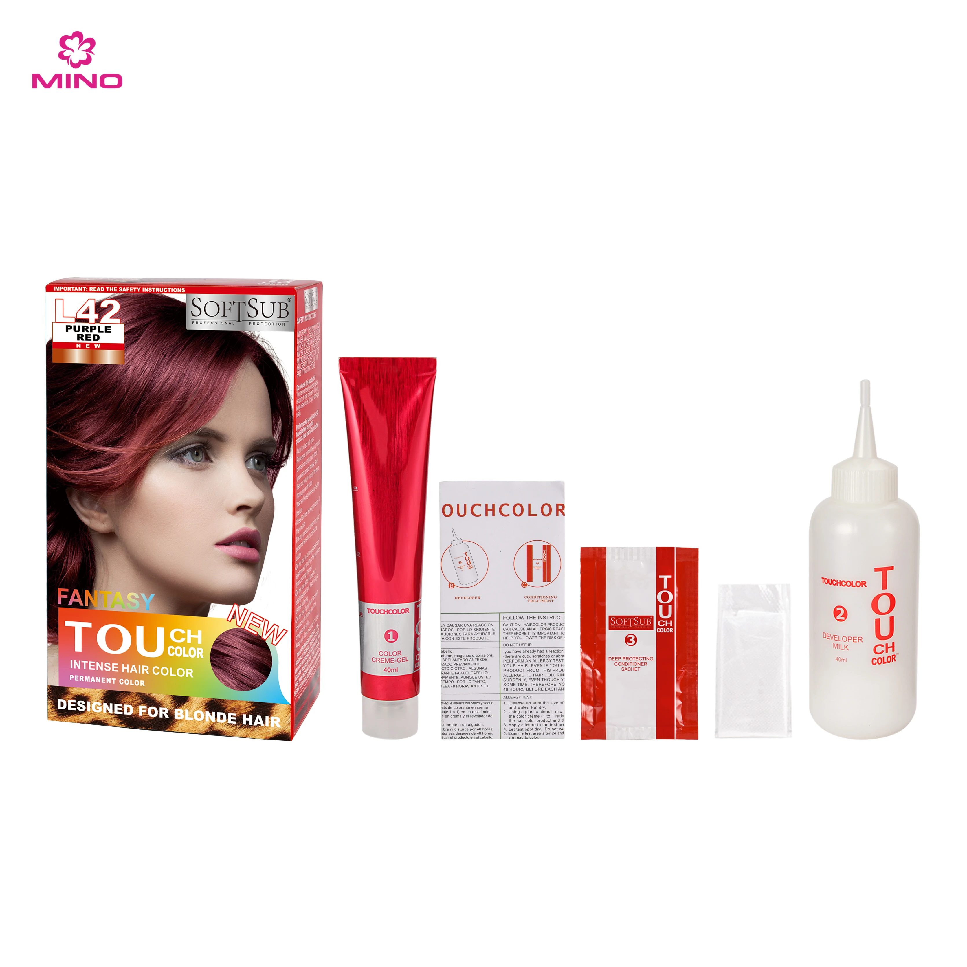 GMP & ISO Certified Long-lasting Permanent Hair Color 3 Years Hair Dyed with GMP / ISO Certification TOUCHCOLOR 35-50days
