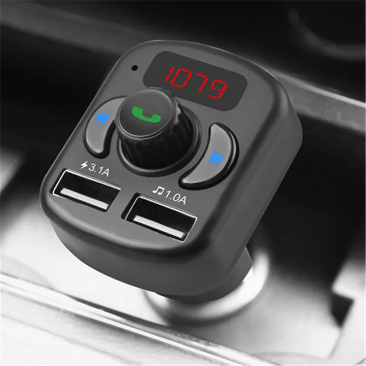 Автомобильный комплект 807E FM-трансмиттер беспроводной MP3-плеер 3 1 А USB автомобильное зарядное
