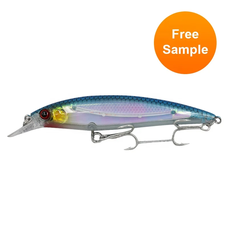 High quality sinking minnow hard lure metal fishing lure hard baits