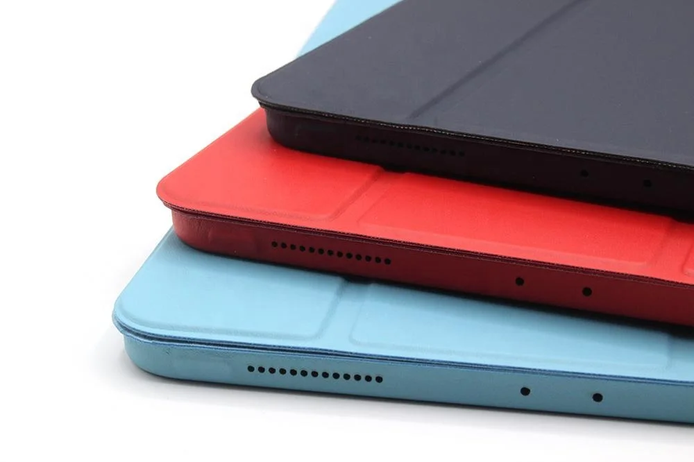 
2020 New Product Obastyle Custom Three Folding Shockproof PU Leather Tablet Cover Case for iPad 