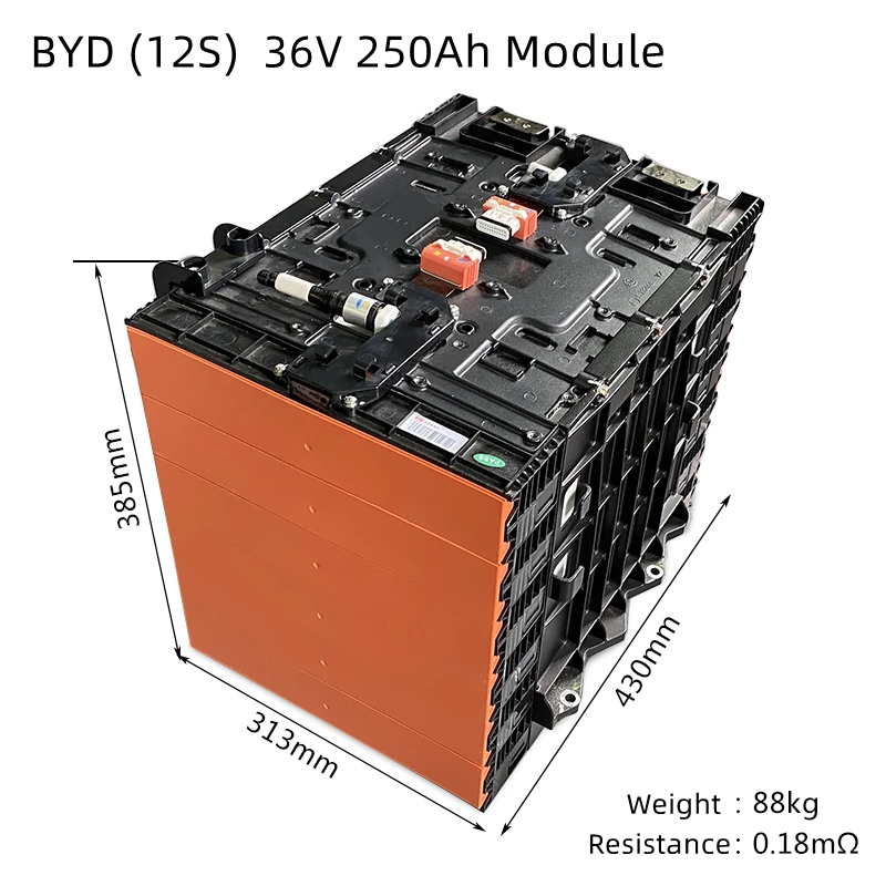Low price lifepo4 Price 36v 250Ah Advantaged Original BYD product module for power storage and electric vehicle