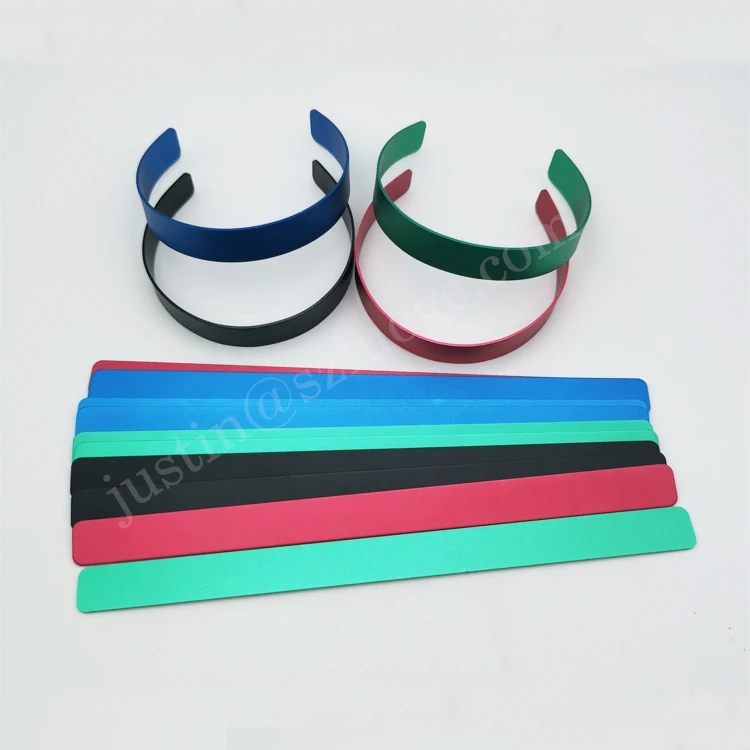 custom blank anodized metal aluminium bracelet wholesale men metal bracelet