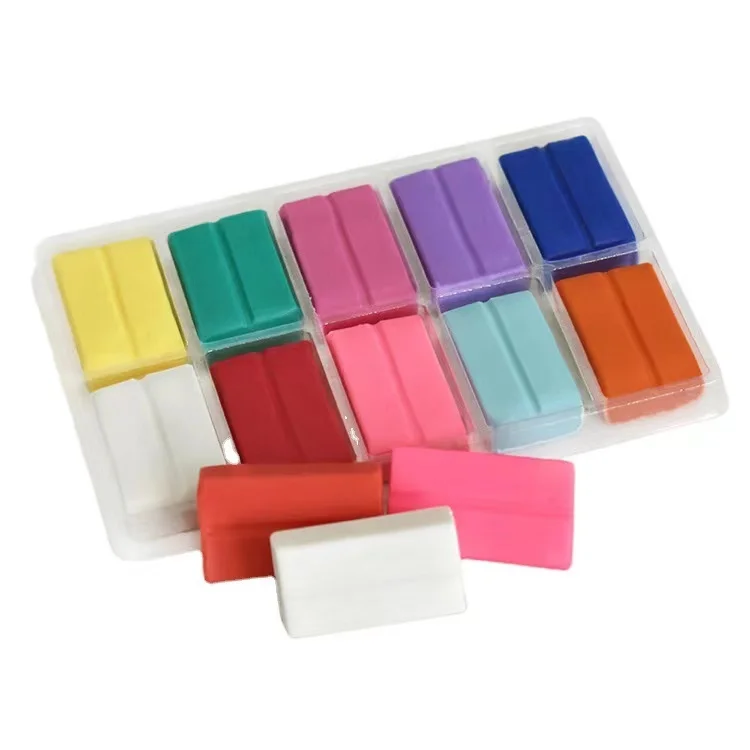 Wholesale 12 colors quality stable oven baking polymer clay/ DIY clay wholesale