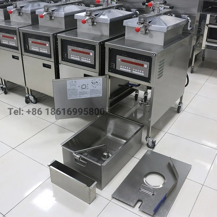 Professional CE Certificate freidora Kfc Equipments Electric /Gas Industrial High Pressure Fryer
