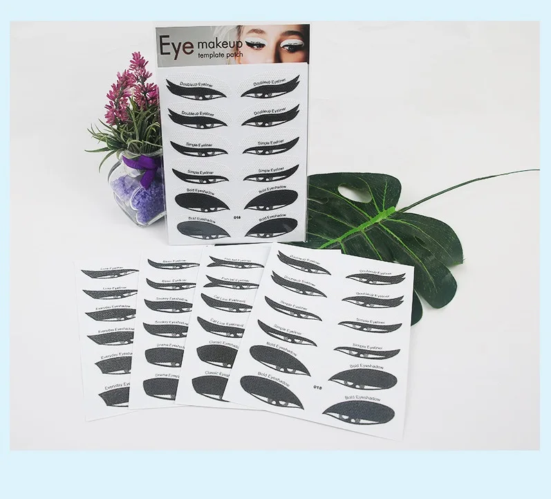 New Eyeliner Stickers Winged Eyeliner Tool Eyeliner Guide Tool Nonwoven Eyeshadow Stencils for Eyes