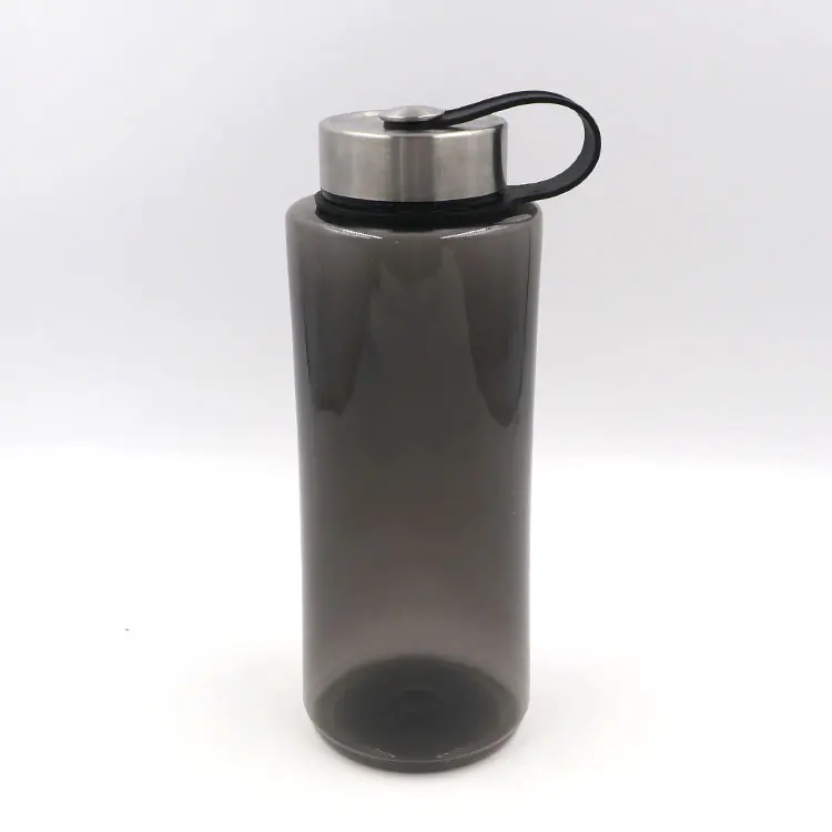 Real 1L bpa-free wholesale unique recycled TRITAN PET custom sports drink clear 1 litre plastic water bottle