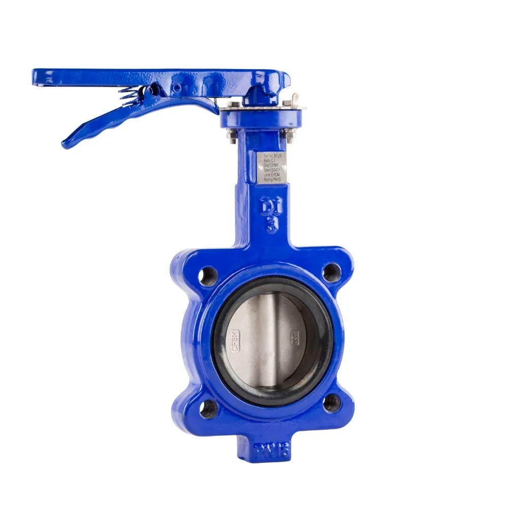 Good Quality U Section With Tapped Butterfly Valve