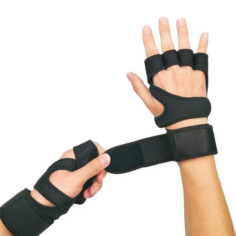 Fitness Neoprene Wrist Support Wraps Straps Gel Non Slip Gym Weight Lifting Gloves