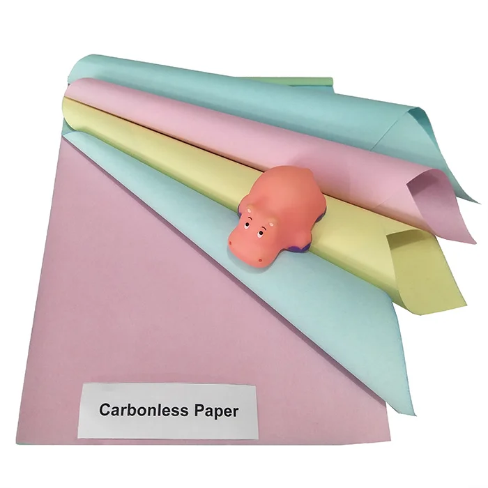 Printing Carbonless Paper in China CF pink yellow
