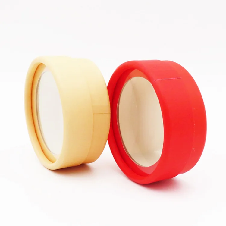 Custom high quality packaging tubes new arrival clear pvc transparent window round cylinder paper tube with window