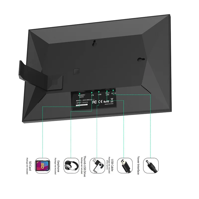 Так что мой Frameo приложение 10,1 дюймовая рамка с сенсорным экраном Смарт облако IPS HD дисплей 16 Гб цифровая камера с Wi-Fi для фото рамка для фотографий