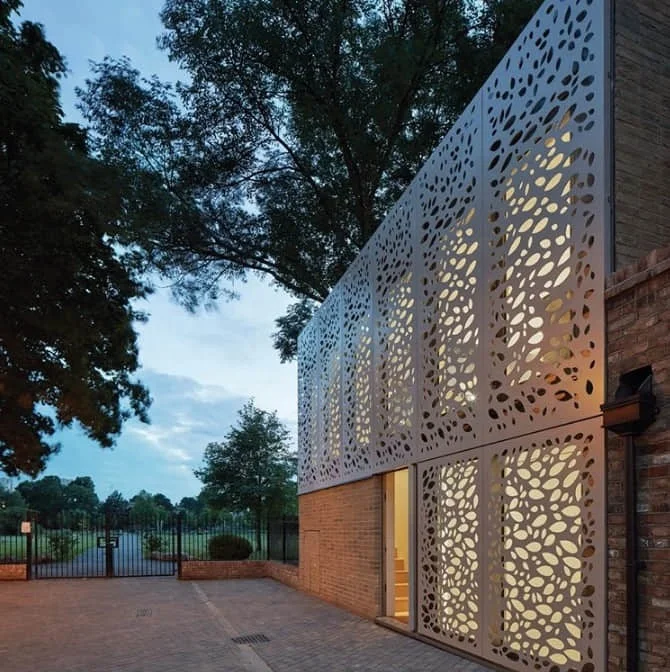 
Steel exterior wall cladding corten metal panel for decor 