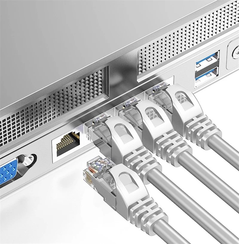 Gigabit Cat 6 Ethernet Patch Cable 1000Mbps CAT6 UTP Network Cable RJ45 LAN Ethernet Wire Line Router UTP Patch Cord 1M-50M