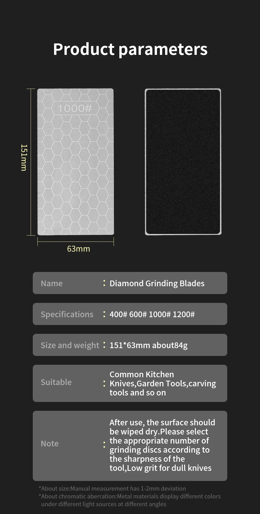 Kitchen Accessories Tool diamond sharpening plates credit card diamond sharpening stone whetstone