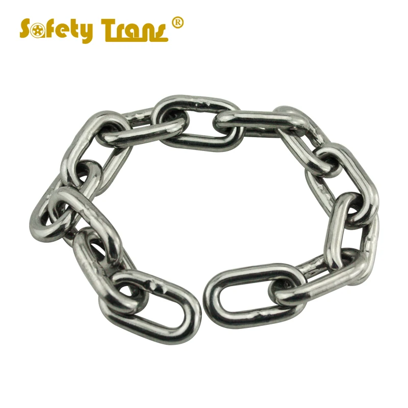 Factory 1mm to 30mm G30 ss304 Stainless Steel link Chain