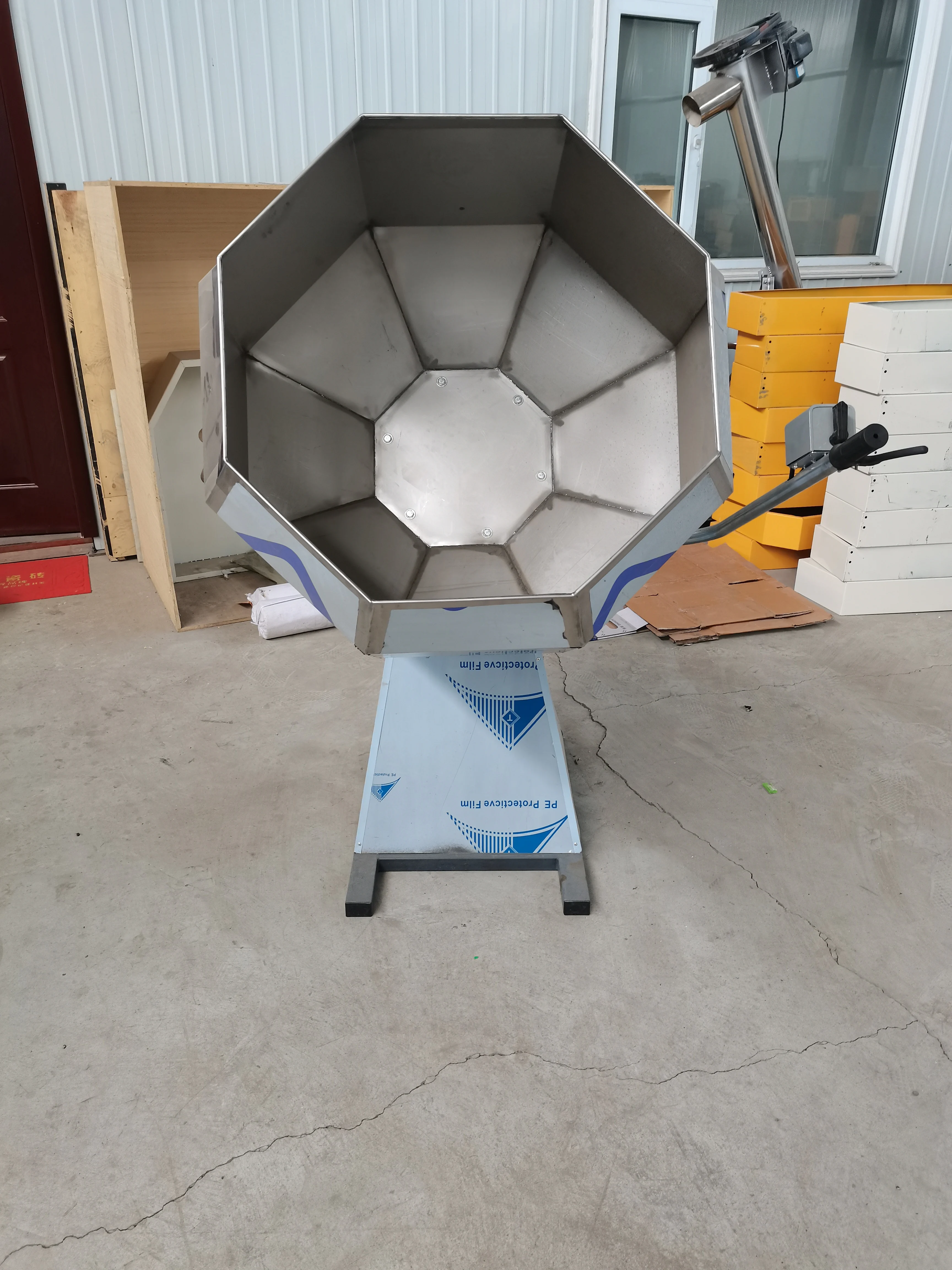 2023 New snack food seasoning flavoring powder peanut coating machines