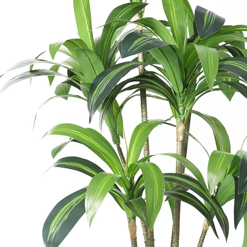 Home Wedding Decorative Oh Arts Artificial Tree Dracaena silks Leaves artificial bonsai tree For Outdoor Indoor